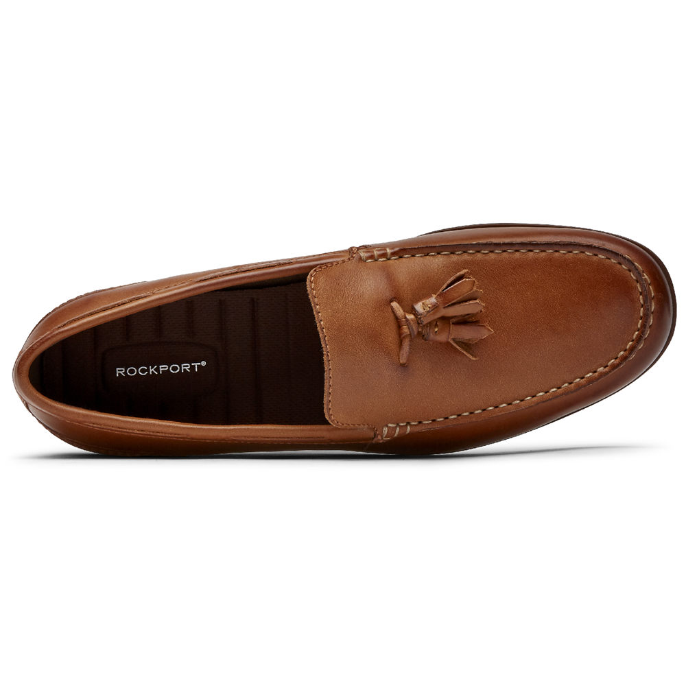 Rockport Mens Loafers Brown - Malcom Tassel - UK 167-PACGMY